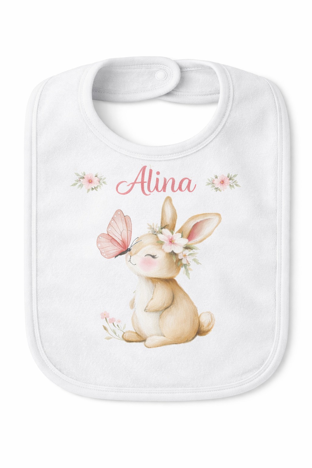 Onesie and bib combo on blanket